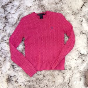 Pink slim fit Ralph Lauren sweater